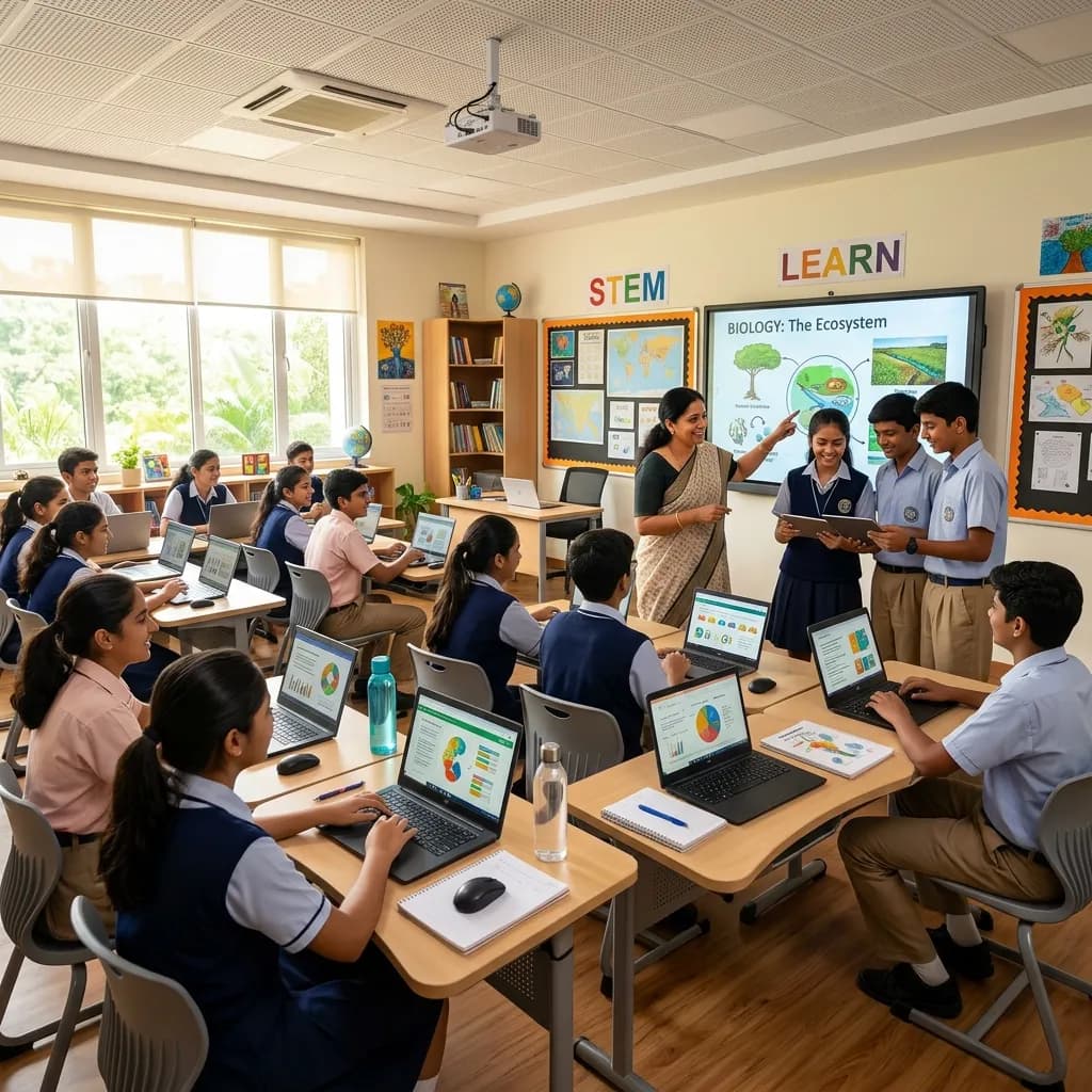 Ravindra Higher Secondary School Interactive Learning Waidhan